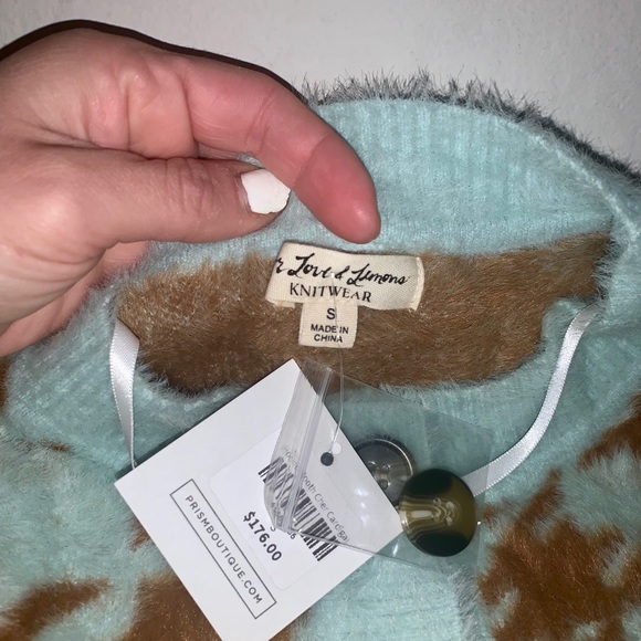 for love and lemons cher houndstooth cardigan